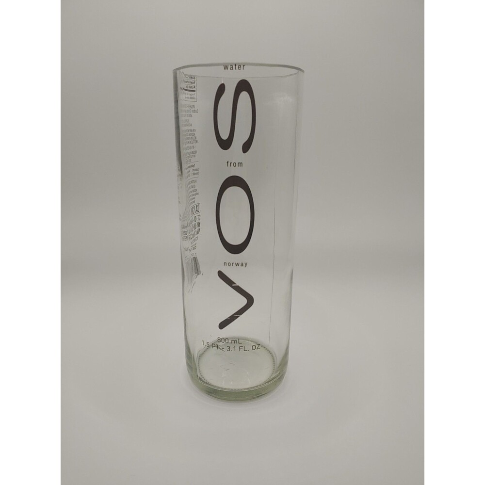 Handmade Voss Water Drinking Glass/Cup